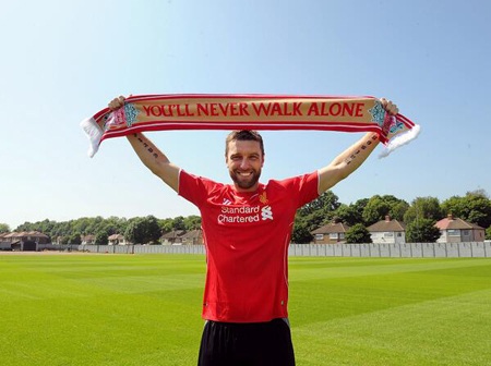 Rickie Lambert là bản hợp đồng đầu tiên của Liverpool