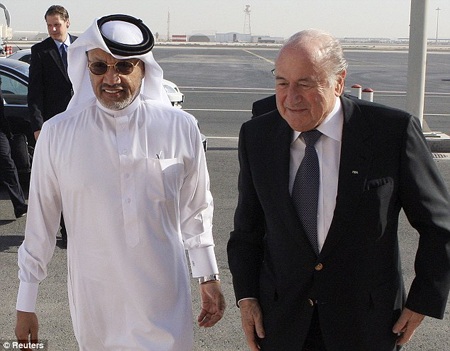 Qatar có thể
bịĠtước quyền đăng cai World Cup