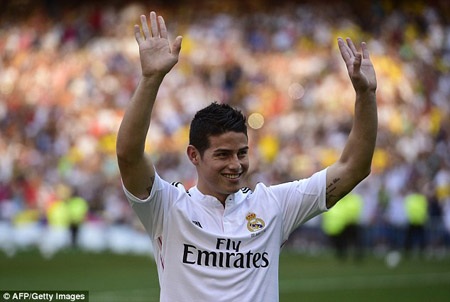 James
Rodriguez bắt đầu đẻ trứng vàng