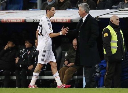 Di Maria yêu cầu được rời Real Madrid - 1 HLV Ancelotti xác nhận Di Maria sẽ ra đi