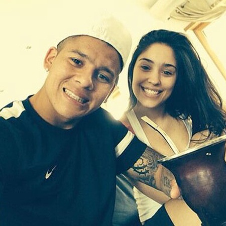 Rojo và cô vợ Eugenia Lusardo