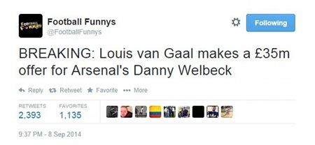 Hài hước ảnh chế tôn vinh Danny Welbeck - 5 Van Gaal sẽ “chi đậm” mua lại Welbeck?