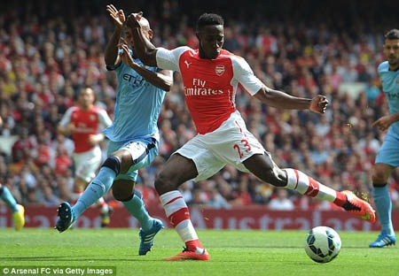 Danny Welbeck đã đóng góp nhiều vào lối chơi của Arsenal