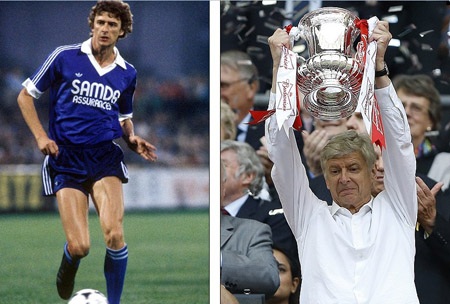 Thời “quần đùi áo số” của các HLV Premier League ra sao? - 1 HLV Wenger trải qua sự nghiệp cầu thủ không thành công