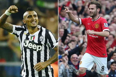 MU “hy sinh” Juan Mata vì Vidal - 1 MU có thể đổi
Juan Mata lấy Vidal