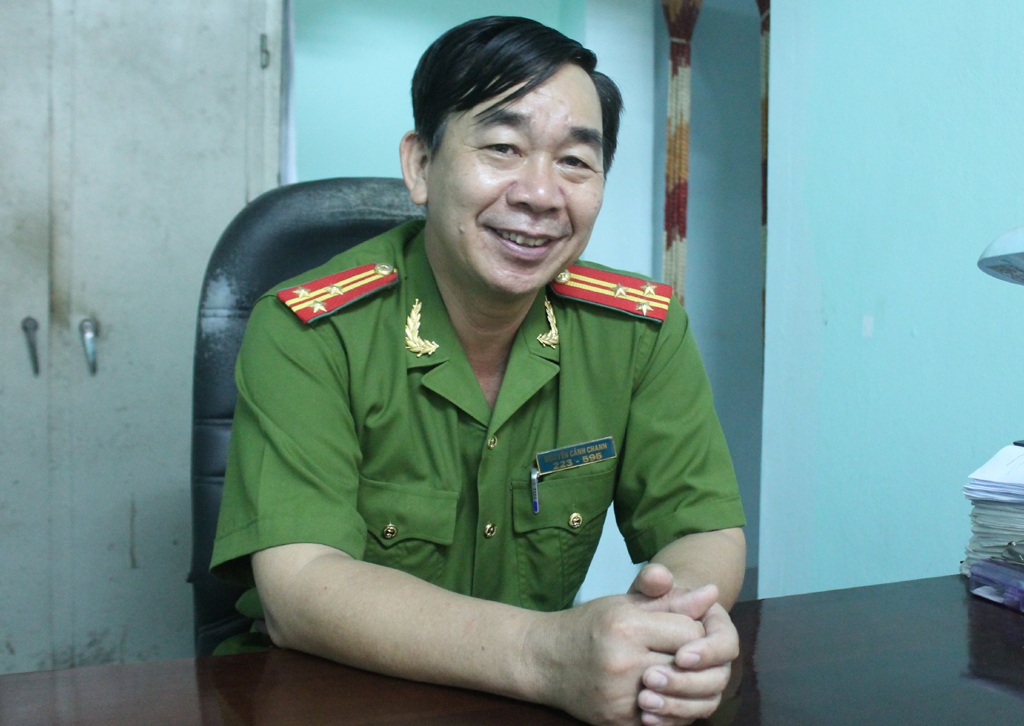 Thượng tá Nguyễn Viết Chanh - Phó phòng PC64, phụ trách lực lượng cảnh sát 113 Nghệ An.