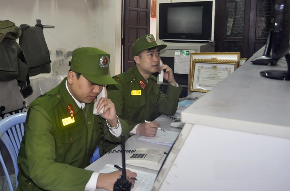 Tiếp nhận tin báo tội phạm của người dân qua tổng đài 113.