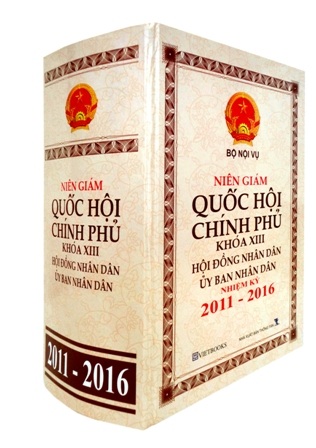 Lần đầu phát hành Niên giám Quốc hội, Chính phủ và HĐND, UBND toàn quốc nhiệm kỳ 2011-2016 - 1