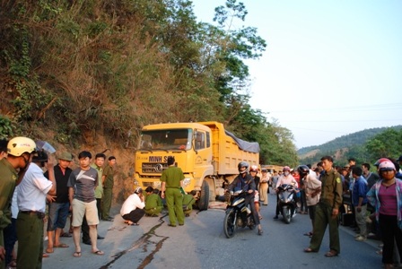 Hiện trường vụ tai nạn