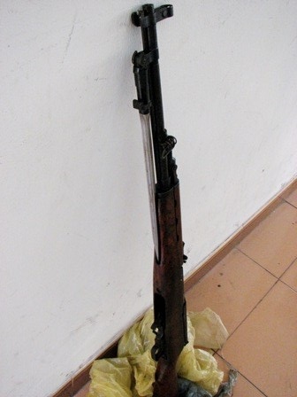 Khẩu súng CKC ông Tấn phát hiện và bàn giao cho Công an phường Hòa Khánh Bắc