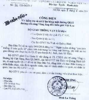 Bộ GTVT yêu cầu kiểm tra những “con lươn khổng lồ trên quốc lộ”