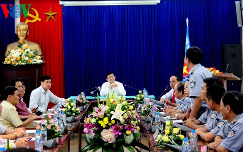 Chủ tịch nước làm việc với lực lượng kiểm ngư
