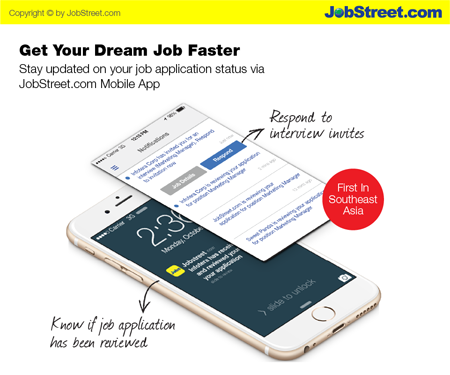 Tìm việc nhanh hơn với ứng dụng JobStreet.com Mobile App