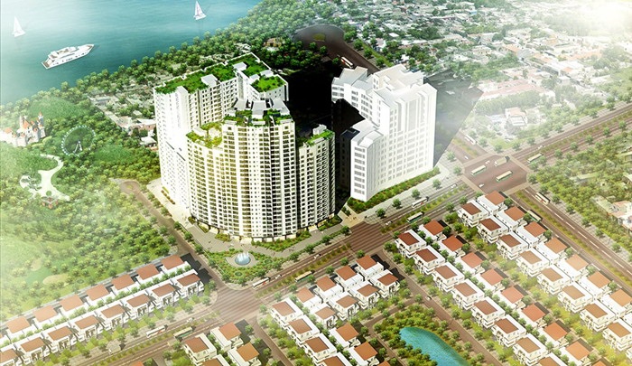 Him Lam Riverside giai đoạn 2, Q.7: Căn hộ đáp ứng mọi nhu cầu - 1 Phối cảnh tổng thể dự án Him Lam Riverside
