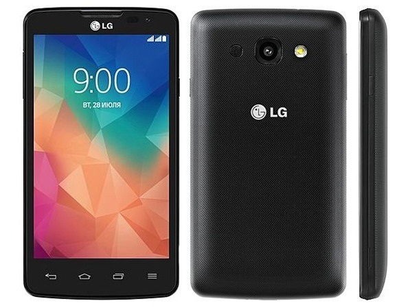 LG L60 có thiết kế cổ điển với các góc bo tròn và phần nắp lưng hơi dày