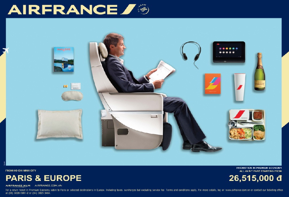 Air France ra mắt website quảng bá hạng phổ thông cao cấp | Báo Dân trí