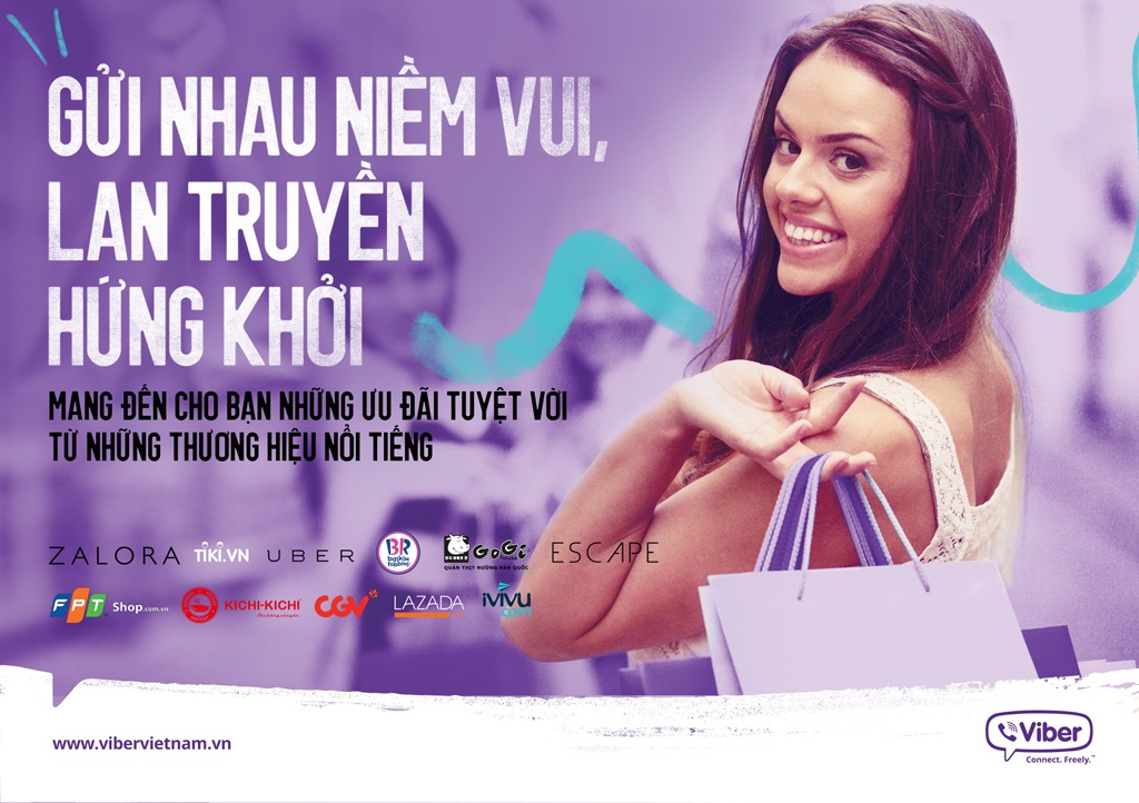 Nhắn tin Viber, nhận vô vàn ưu đãi khủng - 1 Háo hức săn ưu đãi của các thương hiệu lớn cùng Viber