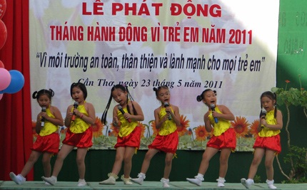 Cần Thơ phát động Tháng hành động vì trẻ em năm 2011 - 1 Cần Thơ phát động Tháng hành động vì trẻ em năm 2011 - 1