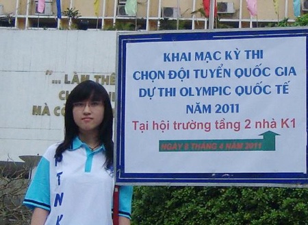 Làm quen với cô bạn sở hữu HCB Olympic Hóa học quốc tế - 2
