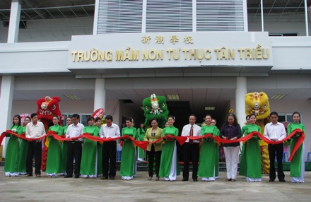 Cần Thơ: Đưa vào sử dụng một trường mầm non tư thục hiện đại - 1 Cần Thơ: Đưa vào sử dụng một trường mầm non tư thục hiện đại - 1