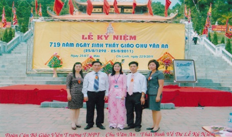 Trường THPT Chu Văn An gần 40 năm gắn bó vì sự nghiệp trồng người - 1 Trường THPT Chu Văn An gần 40 năm gắn bó vì sự nghiệp trồng người - 1