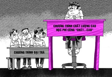 Đóng tiền cao, được học chương trình chất lượng cao! - 1 Đóng tiền cao, được học chương trình chất lượng cao! - 1