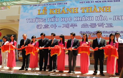 Khánh thành trường tiểu học Khánh Hòa - JeJu - 1 Khánh thành trường tiểu học Khánh Hòa - JeJu