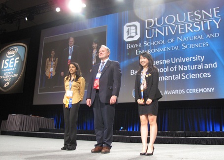 Hình ảnh lễ trao các giải đặc biệt của ISEF 2012 