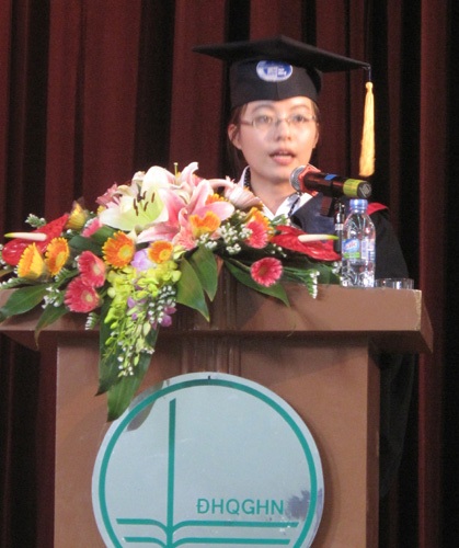 Phạm Thái Hà, thủ khoa tốt nghiệp của Trường ĐH Công nghệ-ĐHQGHN năm 2012.