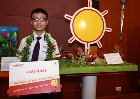 Độc đáo những phát kiến vì môi trường trong cuộc thi Ý tưởng Trẻ thơ 2012 - 1 Độc đáo những phát kiến vì môi trường trong cuộc thi Ý tưởng Trẻ thơ 2012