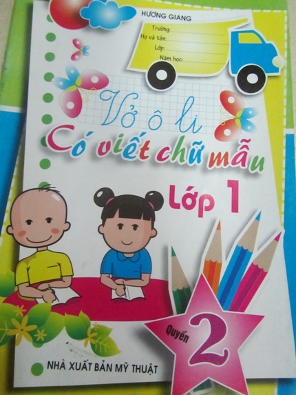 Cuốn sách dành cho học sinh lớp 1 nhưng lại mắc phải lỗi sai nghiêm trọng.