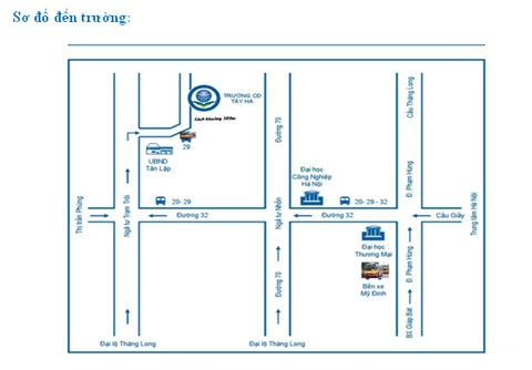 Trường Cao đẳng Bách Nghệ Tây Hà thông báo tuyển sinh năm 2012 - 2 Trường Cao đẳng Tây Hà thông báo tuyển sinh năm 2012
