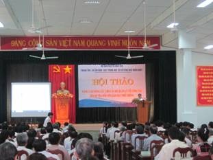 Nâng cao chất lượng thanh tra ngành giáo dục - 1 Quang cảnh hội thảo.