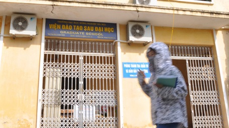 Viện đào tạo sau đại học của Trường đại học Nông nghiệp Hà Nội. (Ảnh: Quang Thế)