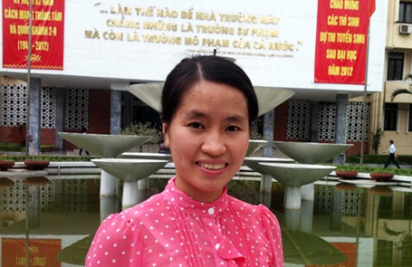 Khâm phục cô gái khuyết tật - Thủ khoa ngành Sư phạm Triết học - 1 Khâm phục cô gái khuyết tật - Thủ khoa ngành Sư phạm Triết học