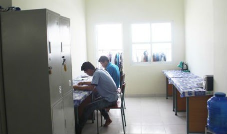 KTX có phòng học riêng dành cho sinh viên.