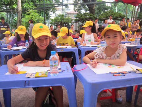 “Chúng mình quyết tâm vẽ thật đẹp để rinh giải thưởng”!