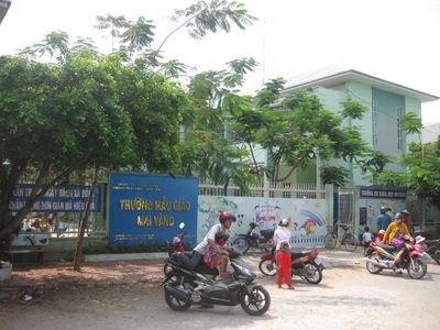 Đấu thầu thiết bị giáo dục: Trò buồn, thầy bực - 1 Một trường mầm non sử dụng thiết bị do Cty Tuyết Nga cung cấp