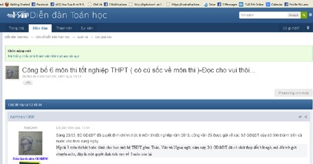 Học sinh hoang mang trước tin thất thiệt về thi tốt nghiệp THPT