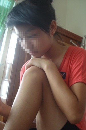 Học lớp 11 nhưng Hương phải bỏ dở nửa chừng vì lỡ ăn “trái cấm” (Ảnh: Nguyễn Linh)