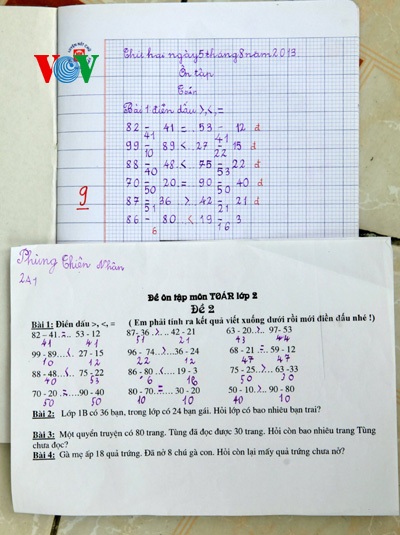 Cô giáo Thiện Nhân cho biết: Thiện Nhân có học lực khá và tiếp thu nhanh.