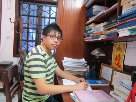 Hồ Quang Khải vừa giành huy chương Bạc tại kỳ thi Olympic Hóa học quốc tế 2013.