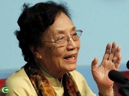 Nguyên phó Chủ tịch nước Nguyễn Thị Bình.