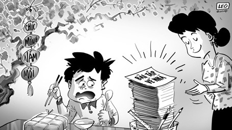 Không mải vui sau Tết - 1 “No dồn đói góp”