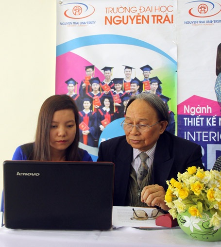 Tư vấn tuyển sinh ngành Kiến trúc, Thiết kế đồ họa, Thiết kế nội thất - 3 NGND Lê Thanh (