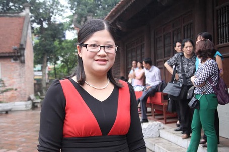 Làm gì để học sinh không "chán" Sử? - 1 Cô Bùi Thị Nhung - giáo viên Sử Trường THPT Chuyên Lê Hồng Phong (Nam Định).