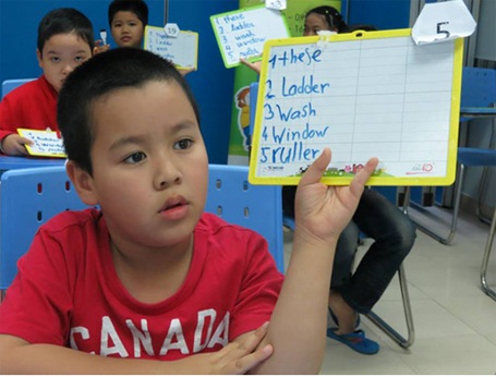 Một chút lo lắng trong khi chờ đáp án từ thầy giáo hướng dẫn thi.