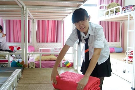 Tự lập được rèn giũa từ môi trường sống nội trú.