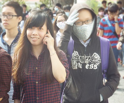 Thí sinh dự thi vào