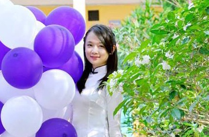 Thủ khoa Học viện Báo chí đạt 26,5 điểm - 1 Thủ khoa Vũ Thu Thủy.